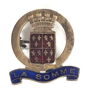 WW1 Battle of La Somme Province of Picardie France pin …