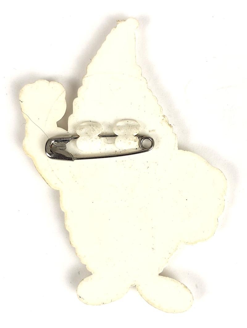 British Gas Mr Therm flame figure man advertising badge c.1970's — image 2