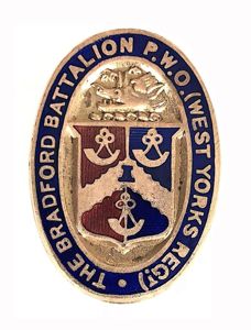 WW1 Kitcheners Army Bradford Pals West Yorkshire Regiment Badge