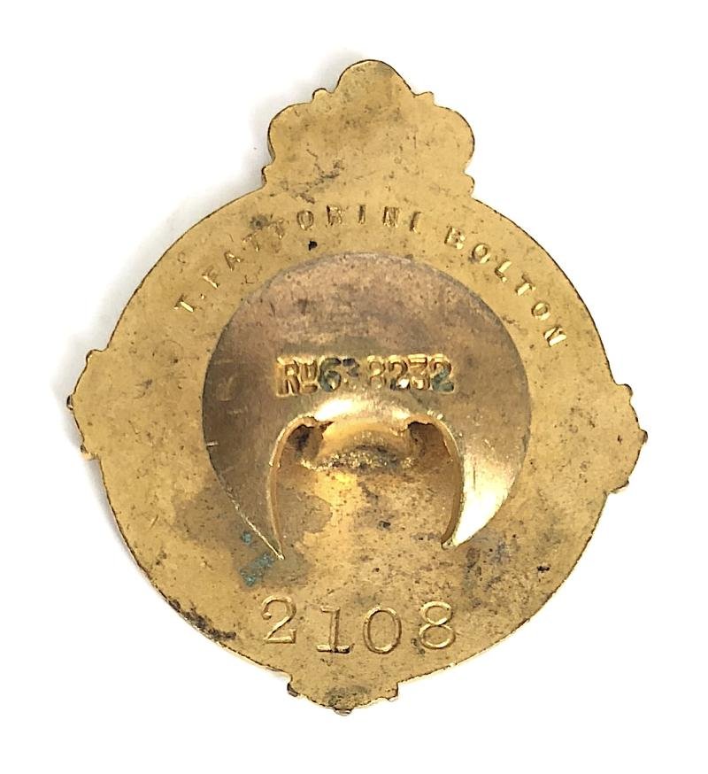WW1 Brunner Mond & Co Ltd on war service badge Northwich Cheshire — image 2