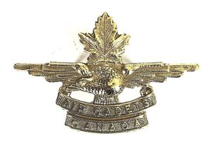 WW2 Air Cadets Canada Maple Leaf collar badge