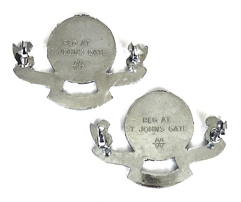 St John Ambulance Brigade matching pair of collar badges — image 2