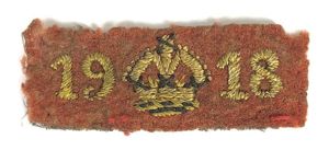 WW1 Boy Scouts 1918 war service felt cloth badge
