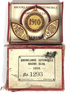 Brooklands Automobile Racing Club BARC 1910 rare set of cased …