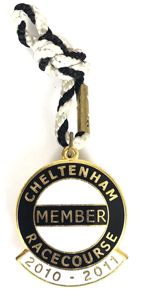 Cheltenham Racecourse 2010 - 2011 horse racing club badge
