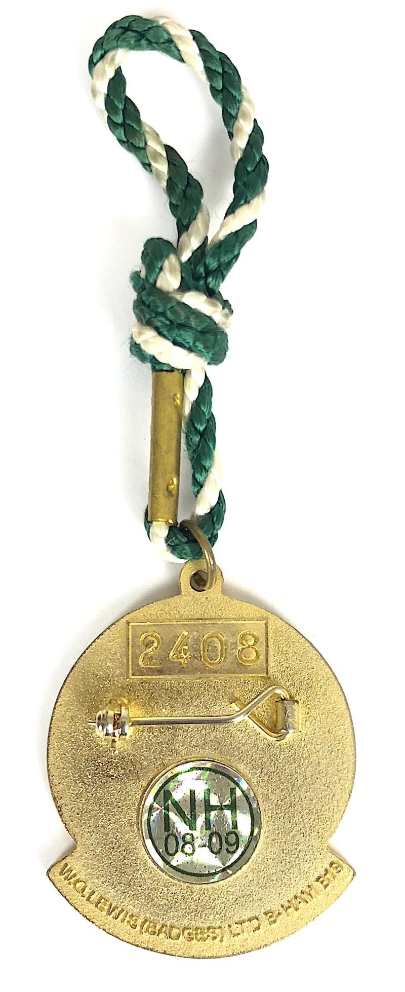 Cheltenham Racecourse 2008 - 2009 horse racing club badge — image 2