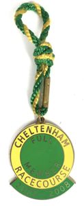 Cheltenham Racecourse 2007 -2008 horse racing club badge