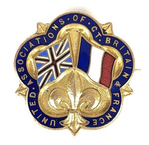 WW2 United Associations of Great Britain & France badge