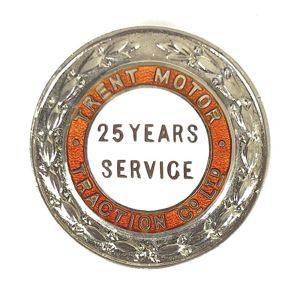Trent Motor Traction Co Ltd 1982 Silver 25 Years Service …