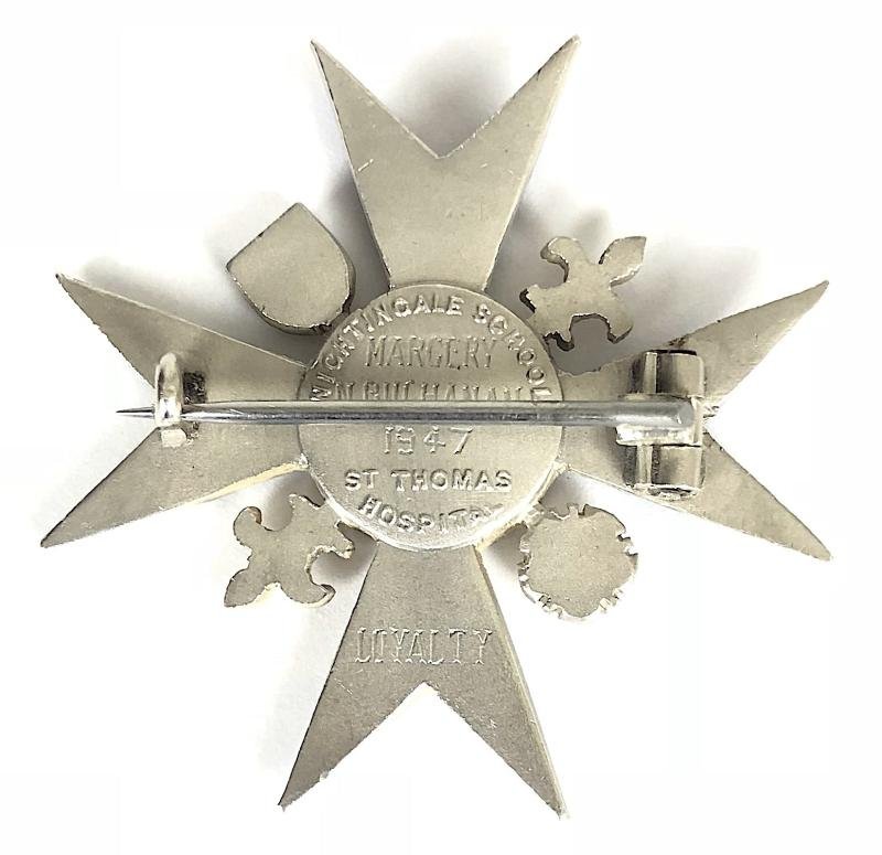 Nightingale School of Nursing St Thomas Hospital badge — image 2