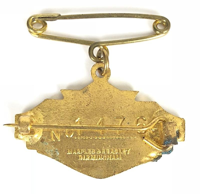 British Automobile Racing Club 1953 BARC Goodwood 1953 pin badge — image 2