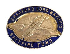 WW2 Bradford Lord Mayor's Spitfire fundraising badge