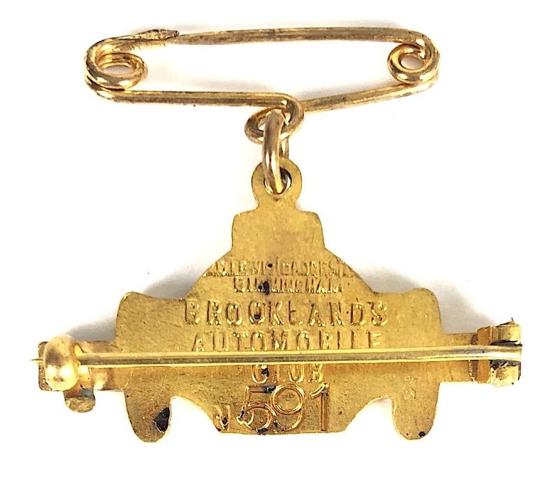 Brooklands Automobile Racing Club BARC 1939 badge No 591 — image 2