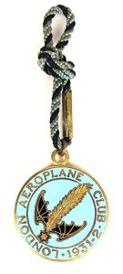 London Aeroplane Club 1931 membership badge