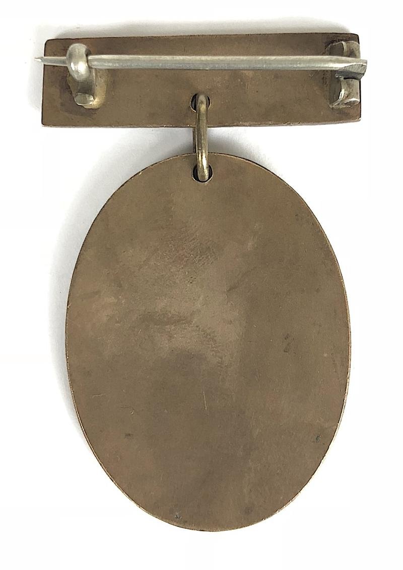 Colonial Nursing Association 1896 bronze nurses hospital badge — image 2