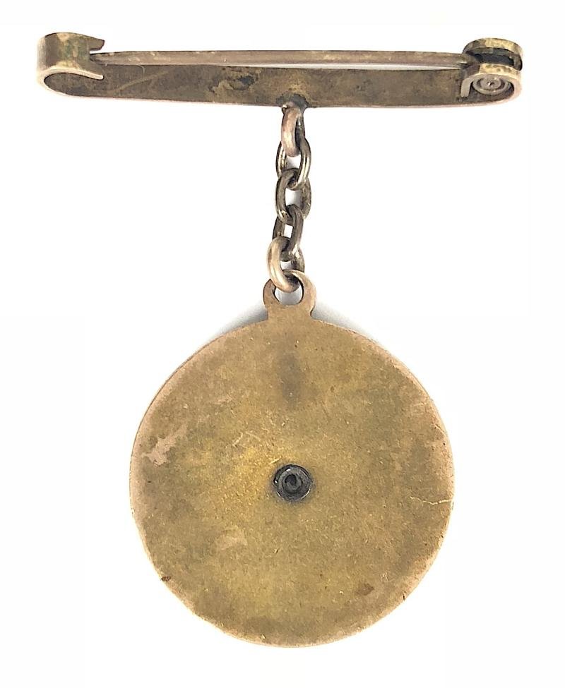 WW2 Serving King and Country photo locket sweetheart brooch — image 2