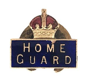 WW2 Home Guard invasion defence home front lapel badge