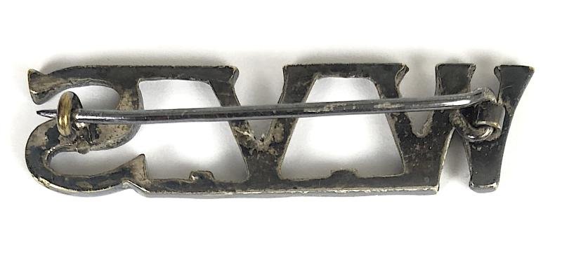 Womens Voluntary Services overseas WVS title pin badge — image 2