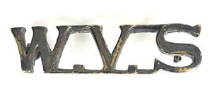 Womens Voluntary Services overseas WVS title pin badge