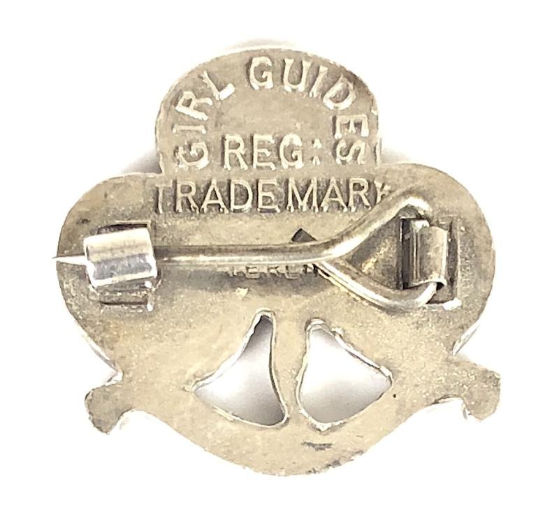 Girl Guides Commissioner Sterling Silver Promise Badge — image 2
