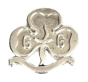 Girl Guides Commissioner Sterling Silver Promise Badge