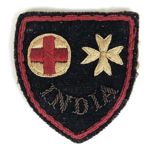 BRCS & Order of St John India officers felt cloth …