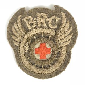 British Red Cross Motor Ambulance Driver khaki cloth badge