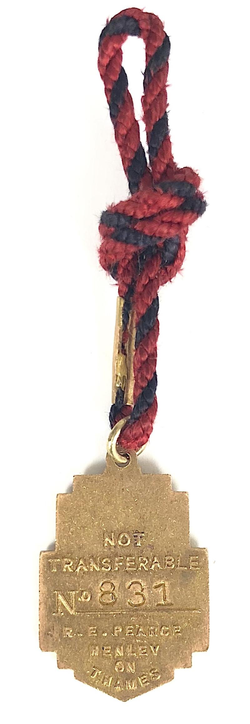 1960 Henley Royal Regatta stewards enclosure badge — image 2