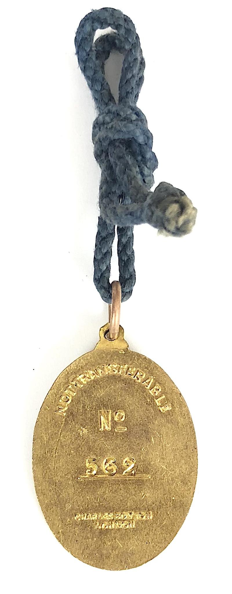 1938 Clapton Greyhound Club Racing Stadium membership badge Clapton, London — image 2