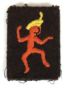 Girl Guides Brownie Scottish Kelpie six emblems felt cloth badge