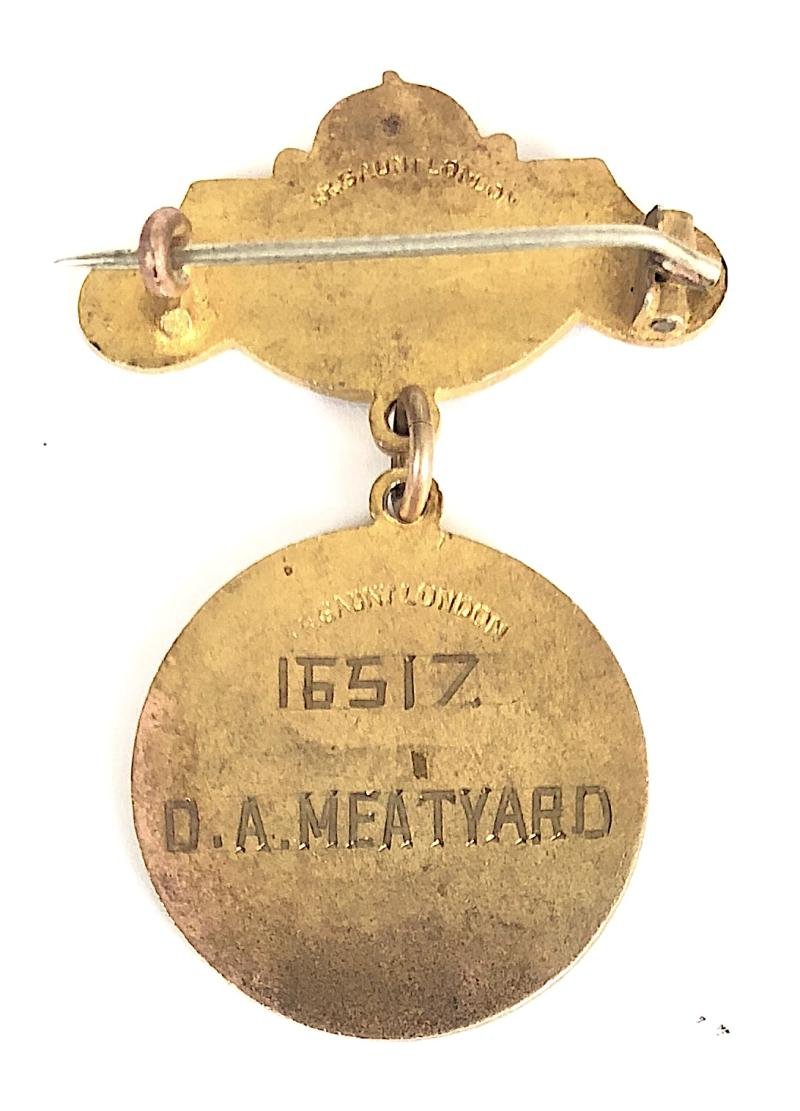 British Red Cross Society County of Warwick named badge — image 2