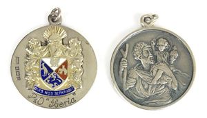 SS Iberia P&O shipping line 1955 Silver St Christopher pendant …