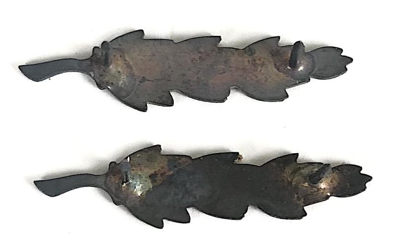 King's Commendation for Brave Conduct Silver Oak Leaf badges in Box of Issue — image 3