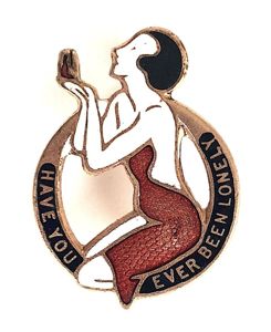 HAVE YOU EVER BEEN LONELY song sheet music promotional badge