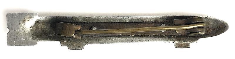 WW1 Zeppelin Airship salvaged aluminium handcrafted badge — image 2