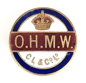 WW1 C.Lindley & Co Ltd On His Majesty's Work Badge