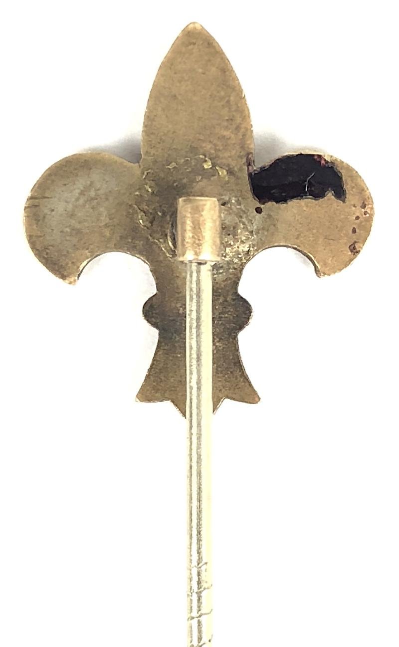 Boy Scouts County Secretary Officer Red Enamel Stick Pin Badge — image 3