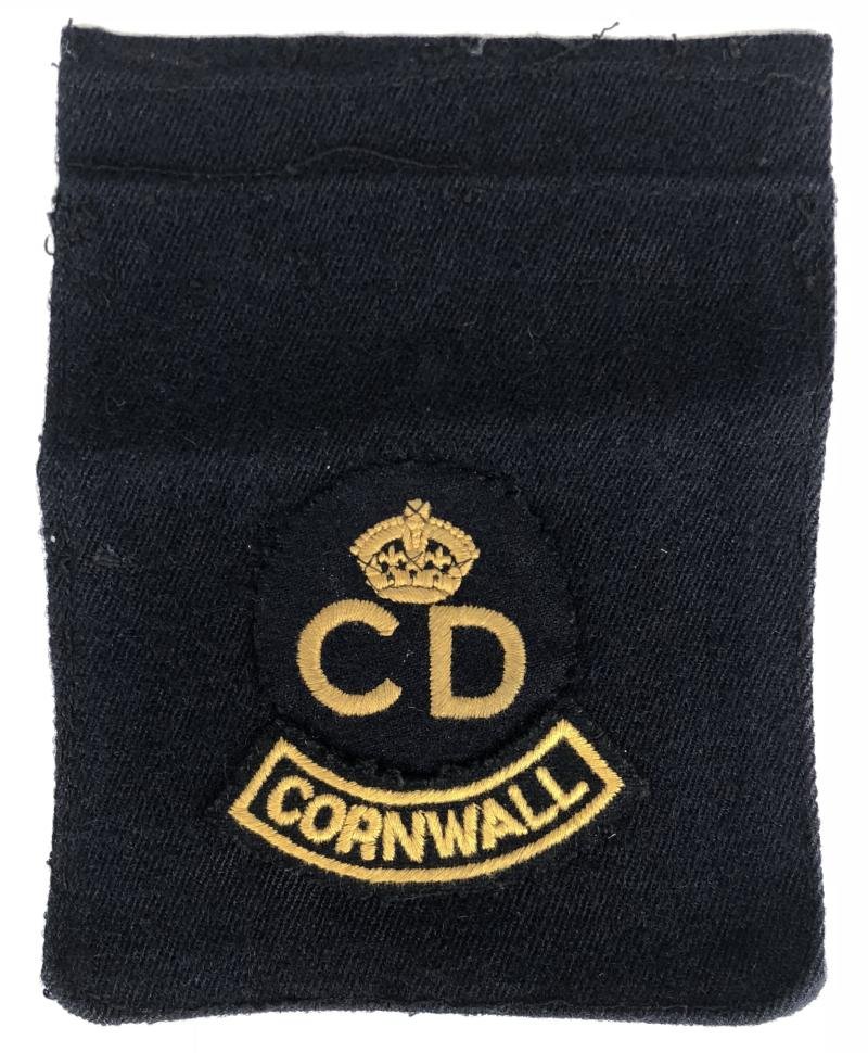 WW2 Civil Defence Cornwall Area Resue Service Badges Launceston named — image 2