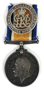 WW1 Highland Light Infantry British War Medal and Silver War …