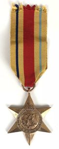 WW2 Africa Star With Original Silk Medal Ribbon