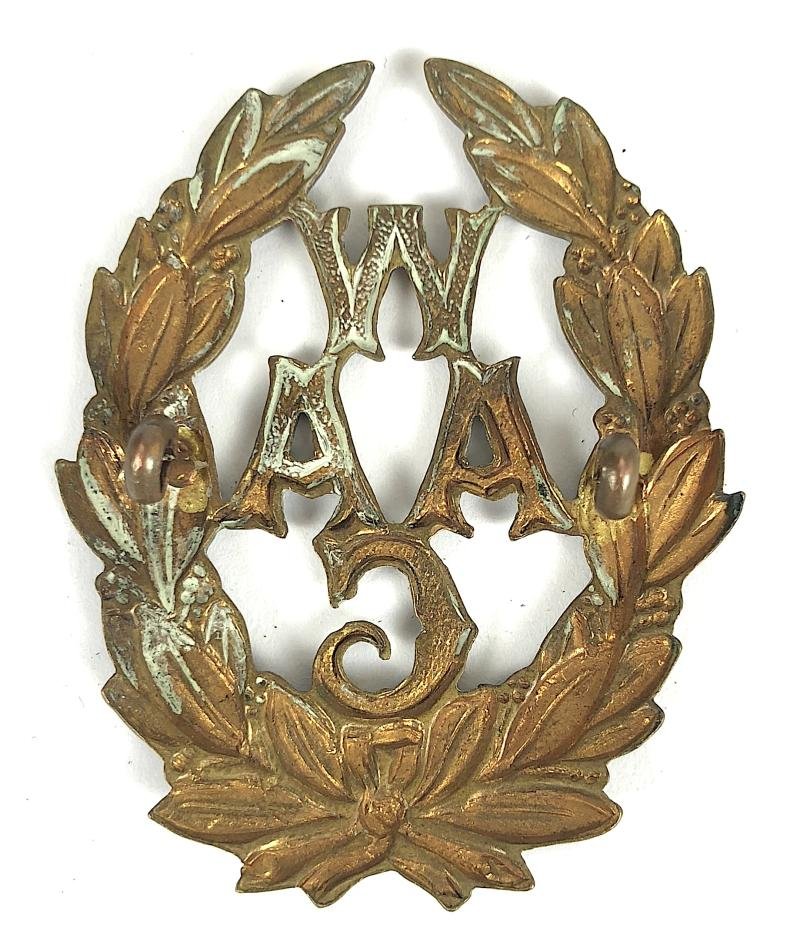 WW1 Women's Army Auxiliary Corps W.A.A.C. cap badge c1917 - 1918 — image 2