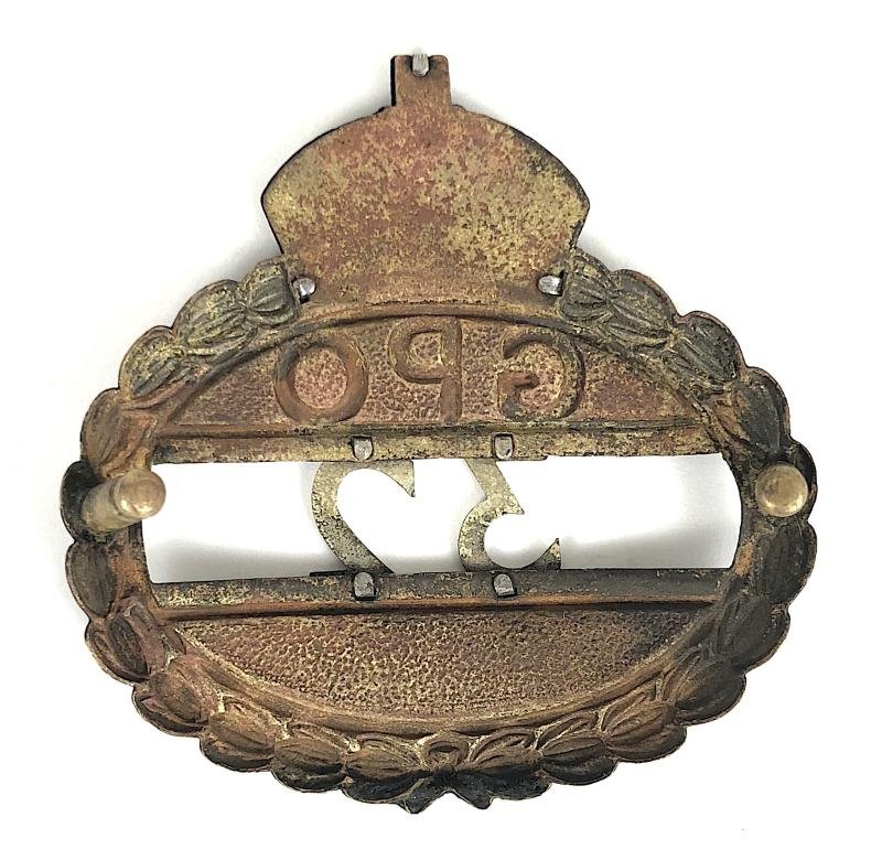 General Post Office GPO 32 postmans cap badge — image 2