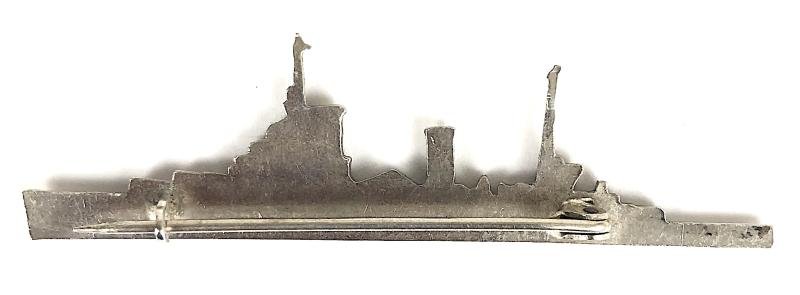 Royal Navy HMS Kenya Fiji-class light cruiser ship badge 1939 -1958 + Photograph — image 3