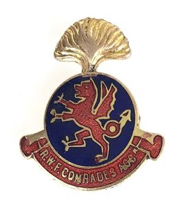 Royal Welch Fusiliers Comrades Association badge