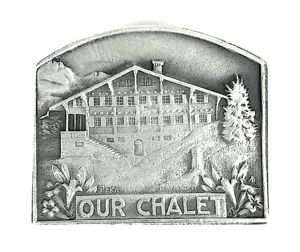 Girl Guides Our Chalet WAGGGS pin badge