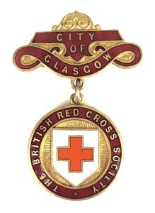 British Red Cross Society City of Glasgow Scottish Named Badge