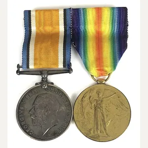 WW1 Royal Highlanders Black Watch Medal Pair Scottish Regiment