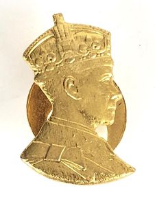 Edward VIII 1937 proposed Coronation Westminster Abbey lapel badge