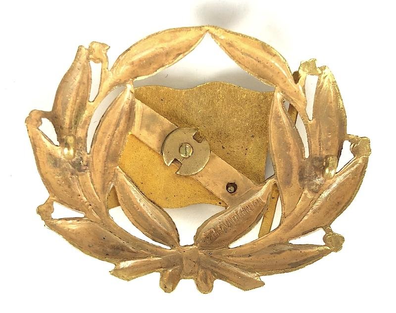 Thomas Smailes and Sons Steamship Co Whitby Cap Badge by J.R.Gaunt London — image 2