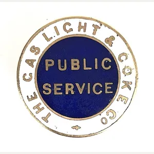 The Gas Light & Coke Company On Public Service Badge
